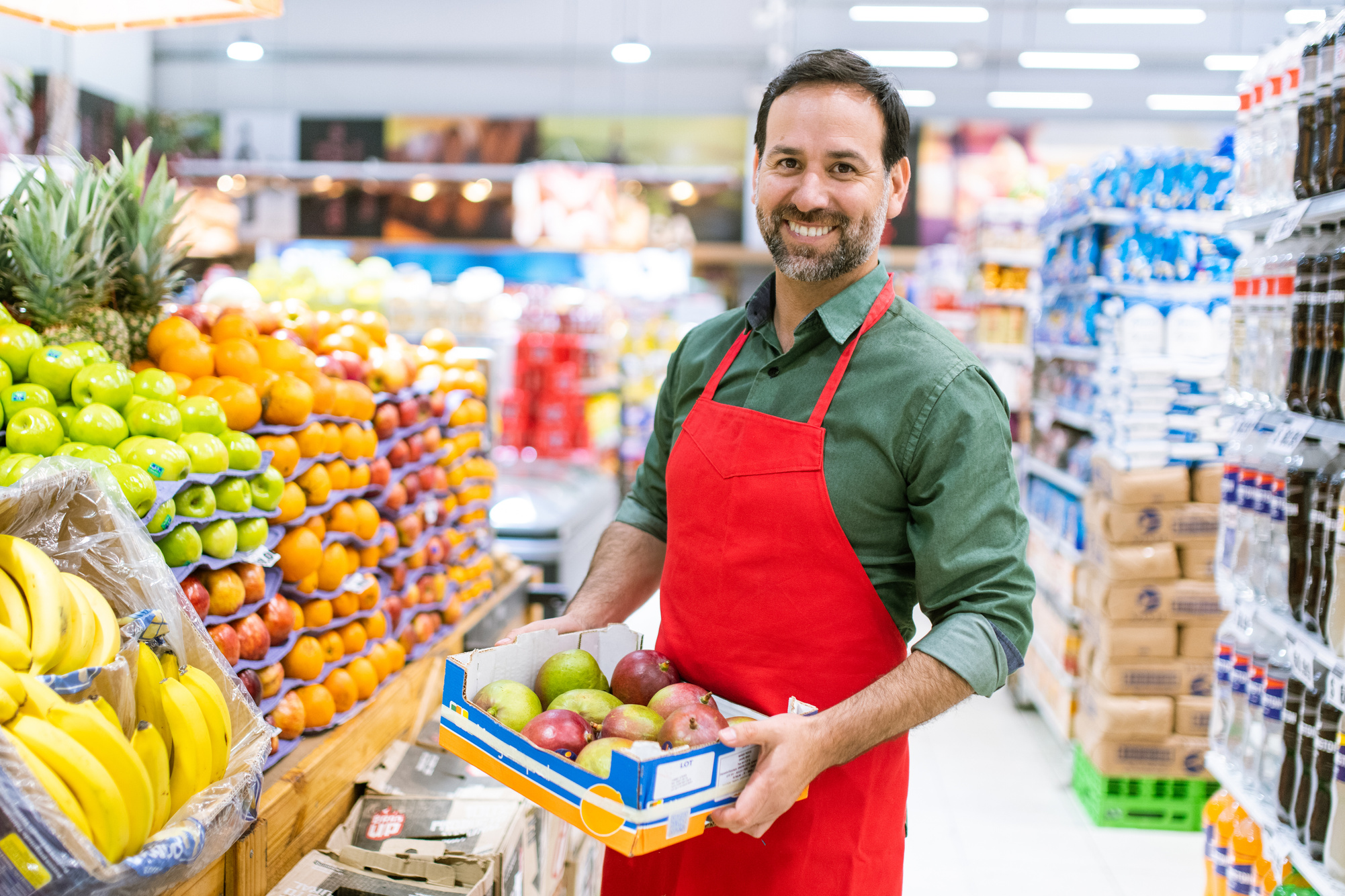 Supermarket Stocker Portrait